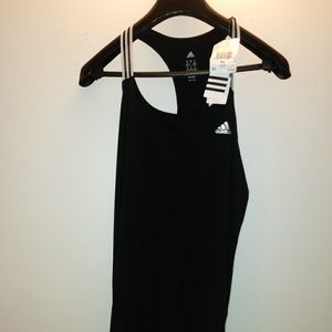 Adidas 3 stripe tank top